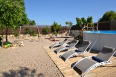 Landhaus in Santa Margalida - Es Rafal des Turó wunderschöne Finca mit privatem Pool, Kinderbereich, Klimaanlage und Terrasse