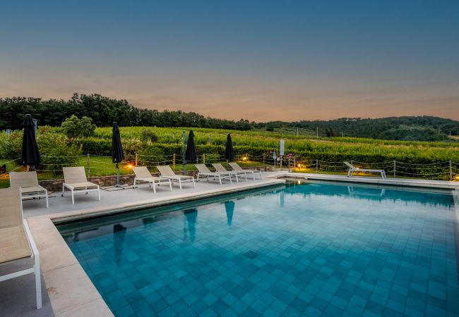  in Monte San quirico - One Bedroom Farmhouse Apartment with shared Pool in Fattoria Sardi Wine Resort in Lucca
