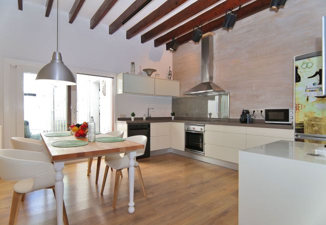 Ferienhaus in Muro - Casa Jaume II 262 gemütliches Haus mit privatem Pool, Terrasse und Klimaanlage Ferienhaus in Muro - Casa Jaume II 262 gemütliches Haus mit privatem Pool, Terrasse und Klimaanlage