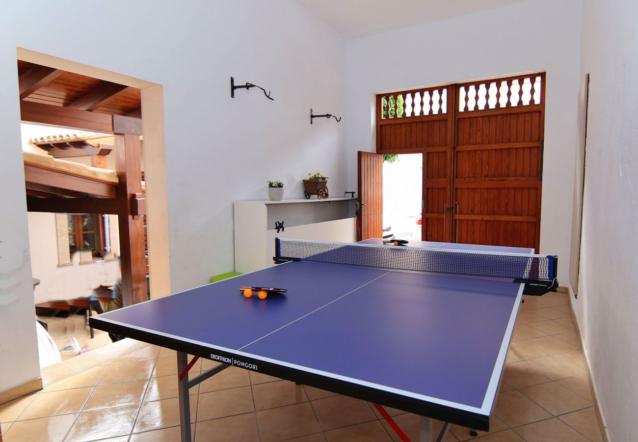 Ferienhaus in Santa Margalida - Can Peredjal 263 Gemütliches Haus mit Jacuzzi, Tischtennisplatte und Klimaanlage Ferienhaus in Santa Margalida - Can Peredjal 263 Gemütliches Haus mit Jacuzzi, Tischtennisplatte und Klimaanlage