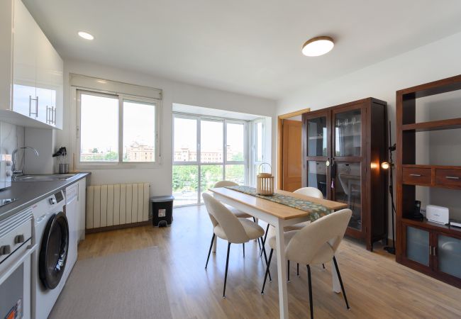 Ferienwohnung in Madrid - Piso moderno de 1 dormitorio con ventanales y sofá cama para invitados en Madrid.Temporal  Ferienwohnung in Madrid - Piso moderno de 1 dormitorio con ventanales y sofá cama para invitados en Madrid.Temporal
