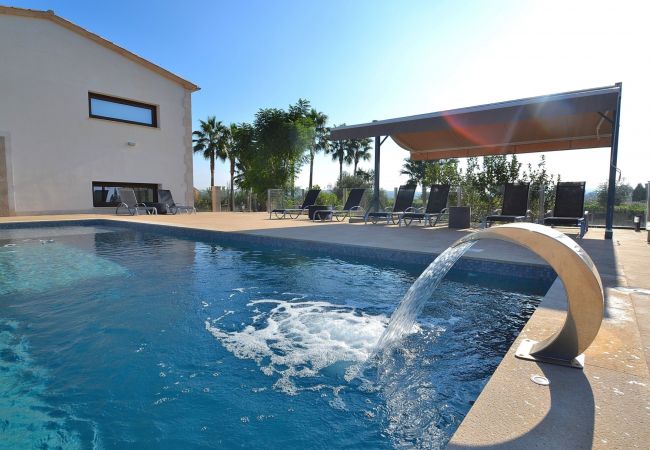  in Muro - Son Sastre 024 lujosa villa con gran piscina, aire acondicionado, jardín y terraza