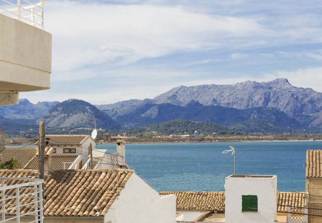  in Alcúdia - Can Xim 080 fantástica casa cerca de la playa, con terraza, jardín, barbacoa y WiFi