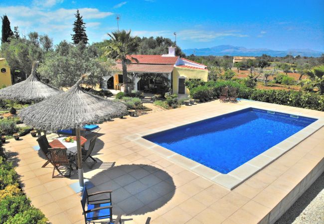  in Santa Margalida - Can Burguet 099 encantadora finca en la naturaleza con precioso jardín, piscina privada y WiFi