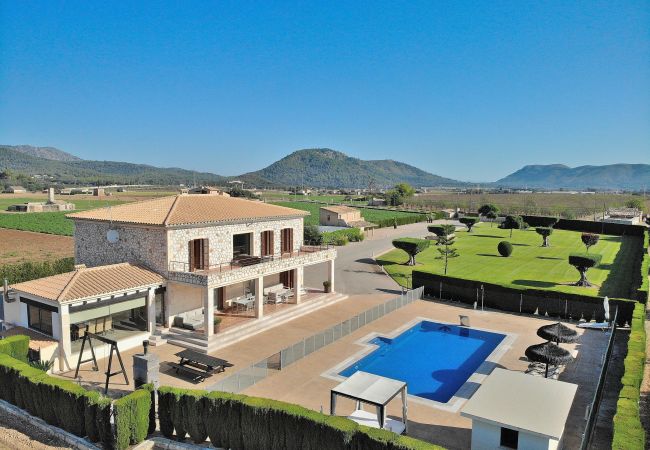  in Sa Pobla - Rey del Campo 140 lujosa villa con piscina privada, aire acondicionado, jardín y zona barbacoa