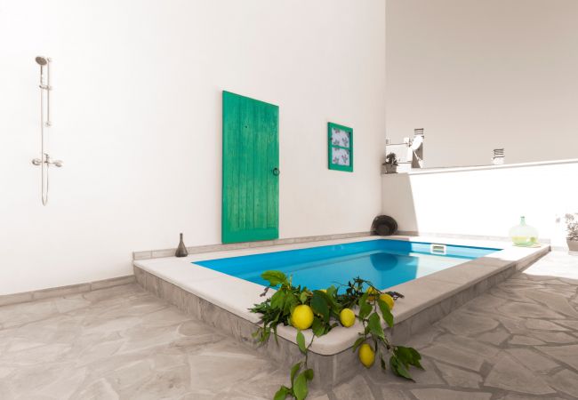  in Santa Margalida - Can Cantino 213 fantástica casa de pueblo con piscina privada, aire acondicionado, terraza, barbacoa y WiFi