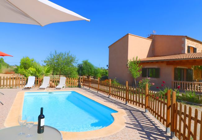  in Campos - Can Olivaret 419 fantástica finca con piscina privada, terraza, barbacoa y WiFi