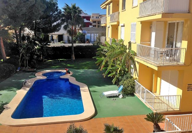  in Can Picafort - Ca n'Antonia 092 apartamento con piscina, balcón, aire acondicionado y WiFi