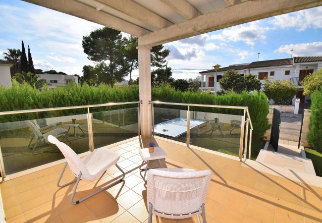 Rijhuis in Playa de Muro - Siulador 107 fantástica villa con piscina privada, terraza, mesa de billar, ping pong y aire acondicionado Rijhuis in Playa de Muro - Siulador 107 fantástica villa con piscina privada, terraza, mesa de billar, ping pong y aire acondicionado