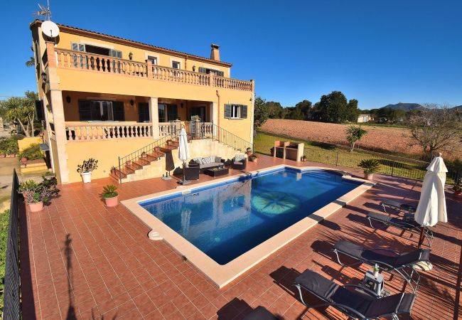  in Cas Concos - Can Claret Gran 176 maravillosa villa con piscina privada, gran terraza, aire acondicionado y WiFi