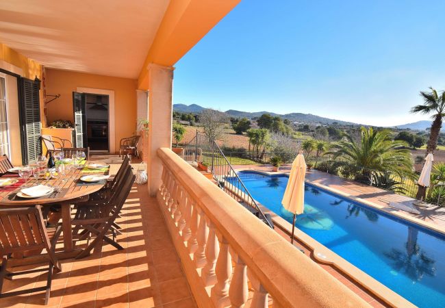  in Cas Concos - Can Claret Gran 176 maravillosa villa con piscina privada, gran terraza, aire acondicionado y WiFi