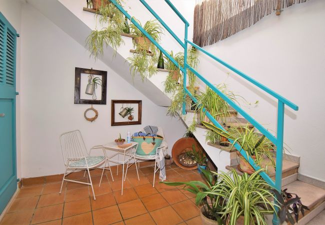  in Muro - Ca Ses Nines 003 fantástica casa de pueblo con terraza, barbacoa, aire acondicionado y WiFi