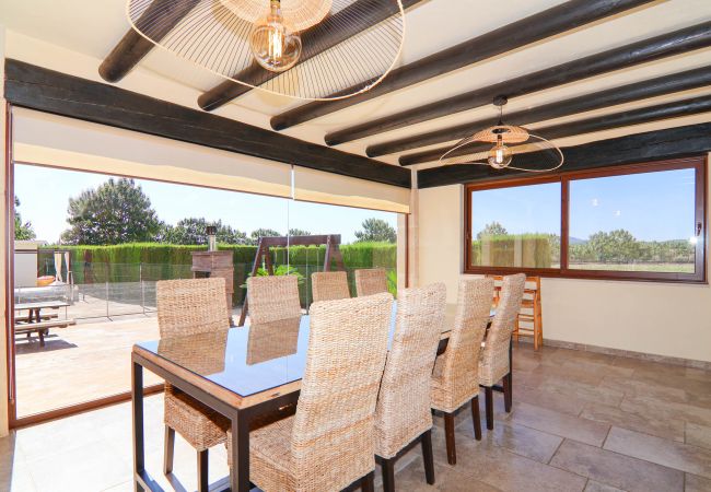 Finca en Sa Pobla - Rey del Campo 140 lujosa villa con piscina privada, aire acondicionado, jardín y zona barbacoa Finca en Sa Pobla - Rey del Campo 140 lujosa villa con piscina privada, aire acondicionado, jardín y zona barbacoa