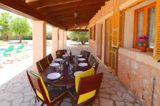 Finca en Campos - Sa Vinya 405 fantástica finca rústica con piscina privada, terraza, jardín y aire acondicionado