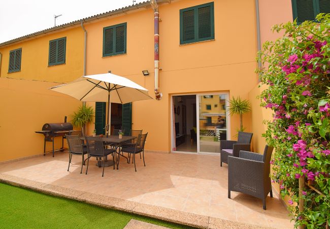Casa adosada en Sa Pobla - Robes Sa Pobla 170 fantástica casa con piscina, aire acondicionado, terraza y WiFi Casa adosada en Sa Pobla - Robes Sa Pobla 170 fantástica casa con piscina, aire acondicionado, terraza y WiFi