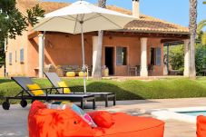 Villa en Muro - Casa Nuria 019 fantástica finca con piscina privada, terraza, jardín y billar