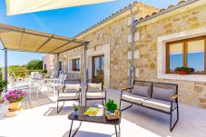 Villa en Sineu - Villa Caluix con A/A, internet y piscina