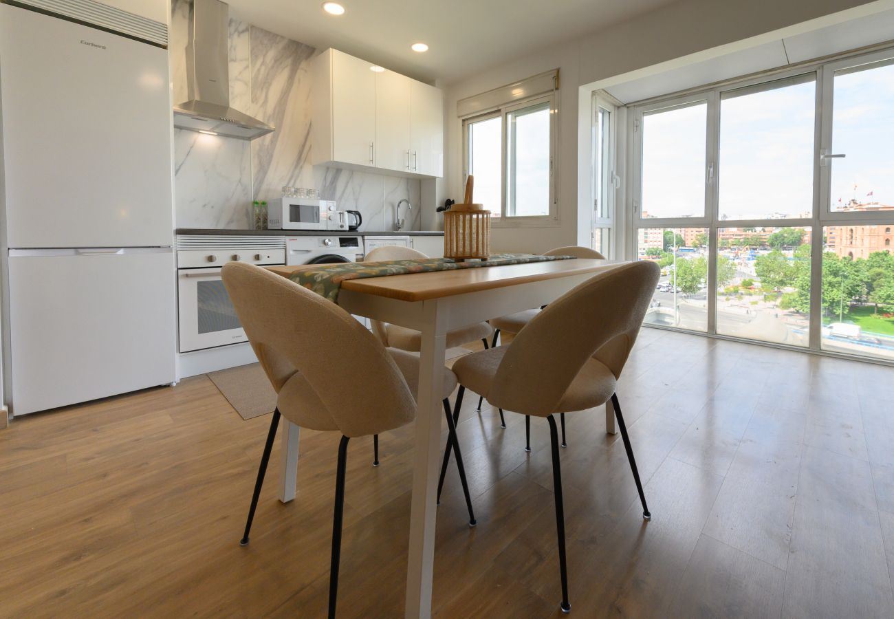 Apartamento en Madrid - Piso moderno de 1 dormitorio con ventanales y sofá cama para invitados en Madrid.Temporal  Apartamento en Madrid - Piso moderno de 1 dormitorio con ventanales y sofá cama para invitados en Madrid.Temporal