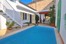 Maison à Santa Margalida - Can Cantino 213 fantastique maison de village avec piscine privée, air conditionné, terrasse, barbecue et WiFi