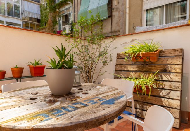 Appartement à Barcelona - TERRASSE PRIVÉE, 4 chambres, 2 salles de bains Appartement à Barcelona - TERRASSE PRIVÉE, 4 chambres, 2 salles de bains