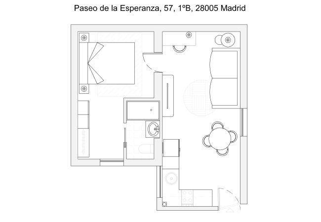 Appartement à Madrid -  Appartement moderne à Acacias avec un excellent emplacement au centre de Madrid. Appartement à Madrid -  Appartement moderne à Acacias avec un excellent emplacement au centre de Madrid.