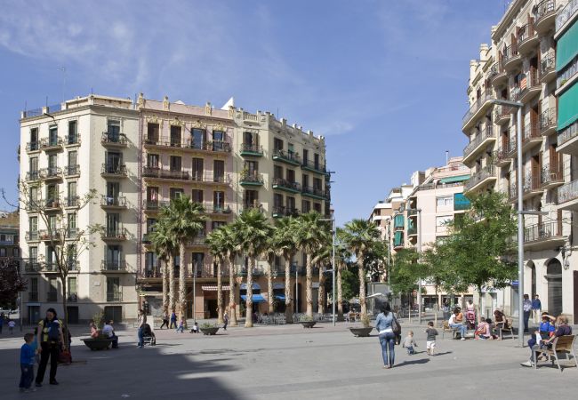 Appartamento a Barcelona - Parallel Centric Flat,Terrace,WiFi-2-Dormitorios Appartamento a Barcelona - Parallel Centric Flat,Terrace,WiFi-2-Dormitorios