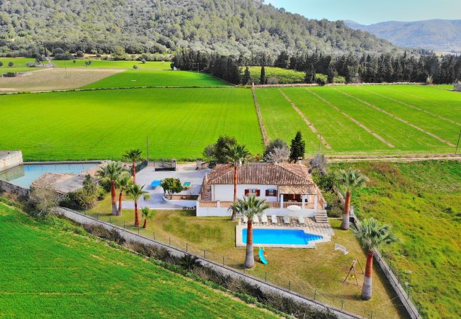 Fattoria a Sa Pobla - Can Mussol 040 magnifica villa con piscina privada, gran jardín, zona infantil, billar, ping pong y WiFi Fattoria a Sa Pobla - Can Mussol 040 magnifica villa con piscina privada, gran jardín, zona infantil, billar, ping pong y WiFi
