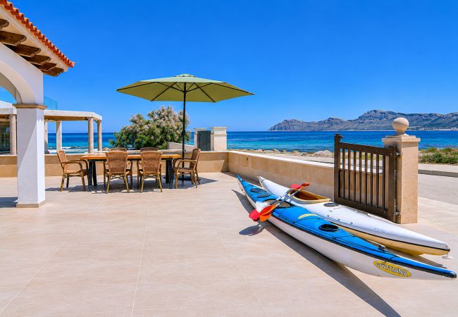 Casa a Son Serra de Marina - Casa Embat 045 fantástica casa con vistas al mar, terraza, barbacoa y kayaks