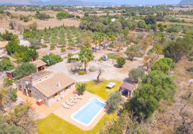 Fattoria a Alcúdia - Can Roig 113 fantástica finca con piscina privada, jardín, zona infantil y aire acondicionado Fattoria a Alcúdia - Can Roig 113 fantástica finca con piscina privada, jardín, zona infantil y aire acondicionado