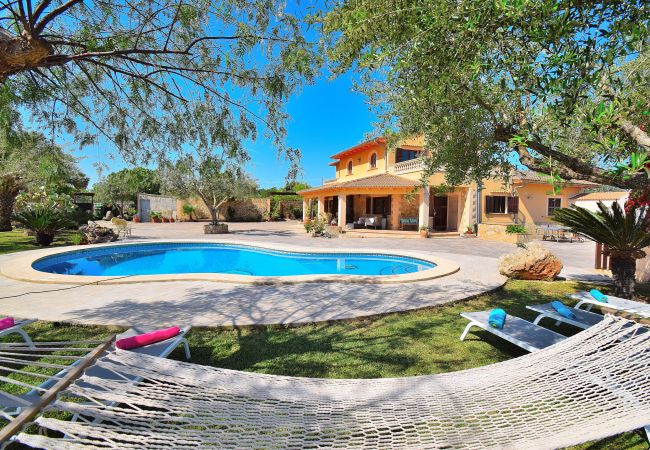 Villa a Santa Margalida - Vernissa 288 fantástica villa con piscina privada, gran jardín, barbacoa y aire acondicionado Villa a Santa Margalida - Vernissa 288 fantástica villa con piscina privada, gran jardín, barbacoa y aire acondicionado