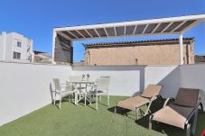 Casa a Muro - Casa Jaume II 262 acogedora casa con piscina privada, terraza y aire acondicionado