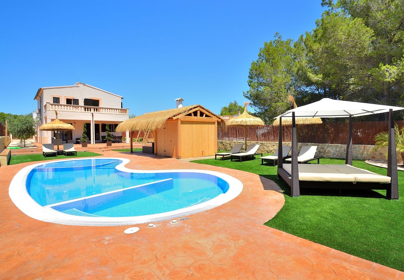 Villa a Son Serra de Marina - MEXIC 41 VILLA 066 magnífica villa con piscina privada, barbacoa, zona infantil y aire acondicionado