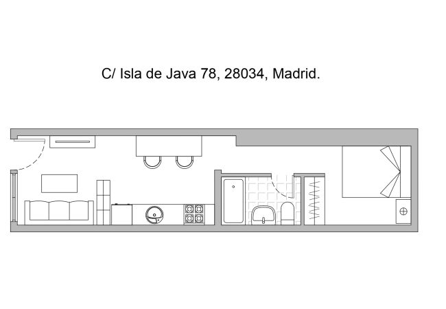 Appartamento a Madrid -  Acogedor apartamento  de una dormitorio en Fuencarral Appartamento a Madrid -  Acogedor apartamento  de una dormitorio en Fuencarral
