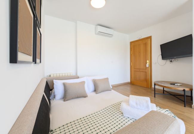Appartamento a Madrid - Piso moderno de 1 dormitorio con ventanales y sofá cama para invitados en Madrid.Temporal  Appartamento a Madrid - Piso moderno de 1 dormitorio con ventanales y sofá cama para invitados en Madrid.Temporal