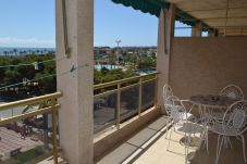 Apartamento em La Pineda - Turquesa: 300m playa y centro La Pineda-Piscina-Terraza
