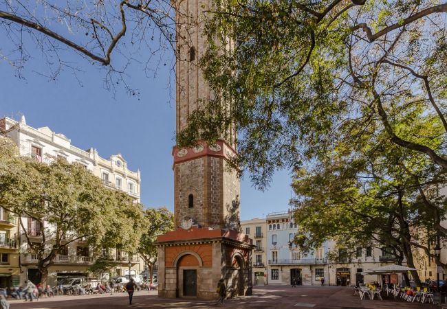 Apartamento em Barcelona - Bonito apartamento restaurado para alugar com terraço privado no centro de Barcelona, Gracia Apartamento em Barcelona - Bonito apartamento restaurado para alugar com terraço privado no centro de Barcelona, Gracia