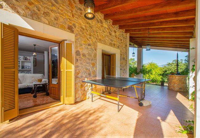 Fazenda em Buger - Son Tresco 126 fantástica finca ideal para grupos, con jardín, terraza, ping pong y WiFi Fazenda em Buger - Son Tresco 126 fantástica finca ideal para grupos, con jardín, terraza, ping pong y WiFi