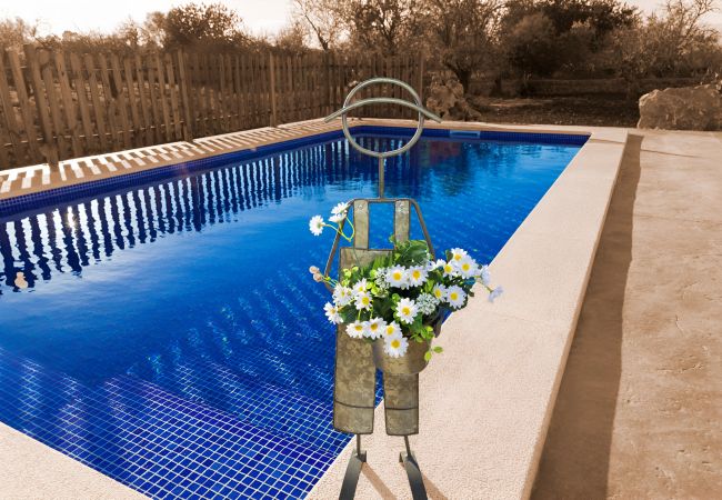 Fazenda em Sineu - Son Rossignol 155 acogedora finca rústica con piscina privada, terraza, barbacoa y WiFi Fazenda em Sineu - Son Rossignol 155 acogedora finca rústica con piscina privada, terraza, barbacoa y WiFi