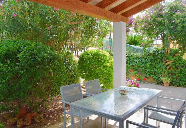 Chalet em Can Picafort - Casa Alba 159 acogedora casa de vacaciones con jardín, terraza en zona residencial, barbacoa y WiFi
