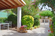 Chalet em Can Picafort - Casa Alba 159 acogedora casa de vacaciones con jardín, terraza en zona residencial, barbacoa y WiFi