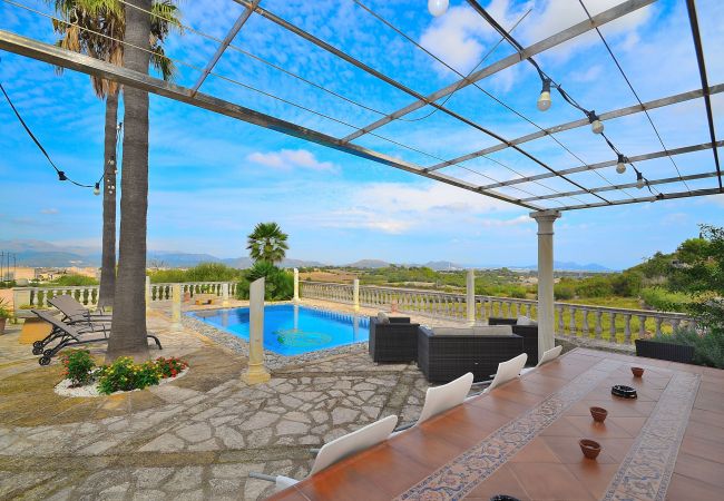 Casa em Muro - Can Bisbe 187 tradicional villa con piscina privada, preciosas vistas, barbacoa y ping pong Casa em Muro - Can Bisbe 187 tradicional villa con piscina privada, preciosas vistas, barbacoa y ping pong