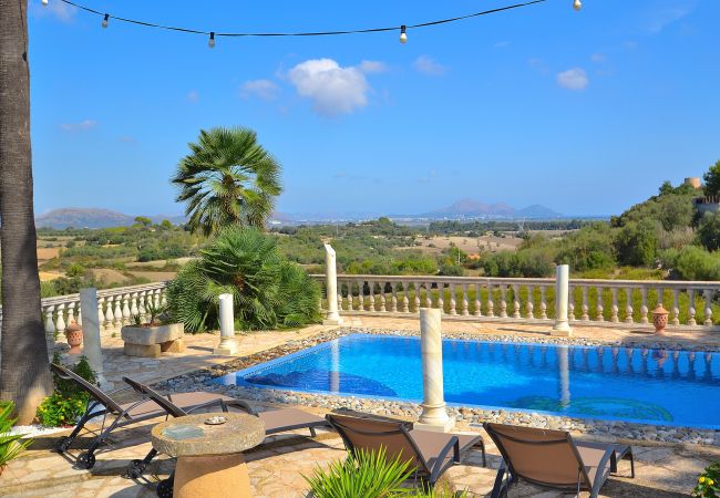 Casa em Muro - Can Bisbe 187 tradicional villa con piscina privada, preciosas vistas, barbacoa y ping pong Casa em Muro - Can Bisbe 187 tradicional villa con piscina privada, preciosas vistas, barbacoa y ping pong