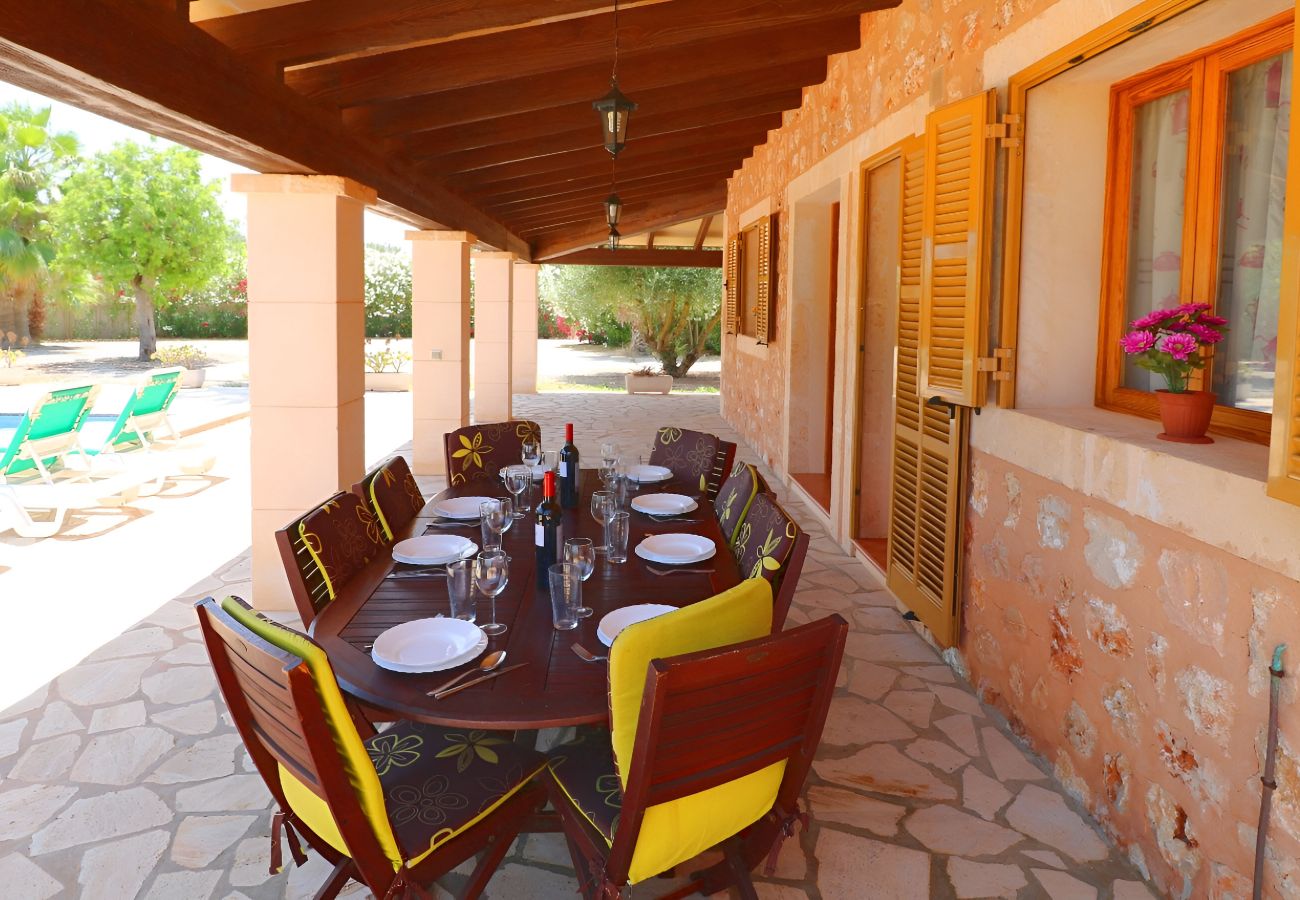 Fazenda em Campos - Sa Vinya 405 fantástica finca rústica con piscina privada, terraza, jardín y aire acondicionado Fazenda em Campos - Sa Vinya 405 fantástica finca rústica con piscina privada, terraza, jardín y aire acondicionado