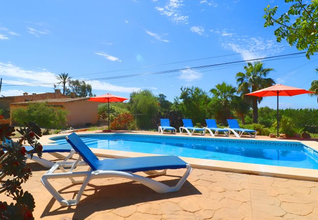 Fazenda em Es Llombards - Can Cova 413 finca rústica con piscina privada, terraza, aire acondicionado y WiFi Fazenda em Es Llombards - Can Cova 413 finca rústica con piscina privada, terraza, aire acondicionado y WiFi