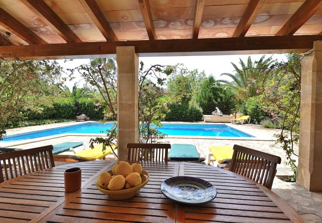 Fazenda em Lloret de Vistalegre - Can Blanc 018 finca rústica con piscina privada, aire acondicionado, terraza y barbacoa Fazenda em Lloret de Vistalegre - Can Blanc 018 finca rústica con piscina privada, aire acondicionado, terraza y barbacoa