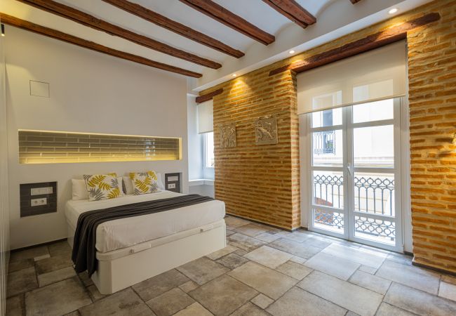 Apartamento em Valencia - CENTER MODERN 1BR 2Bth TERRACE WI-FI AC 