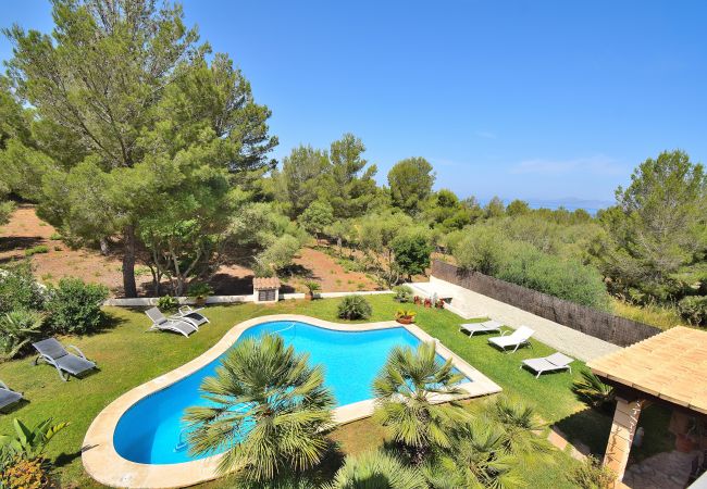 Villa em Arta - Villa Wagner 258  magnífica villa con piscina privada, gran zona exterior, terraza y WiFI Villa em Arta - Villa Wagner 258  magnífica villa con piscina privada, gran zona exterior, terraza y WiFI