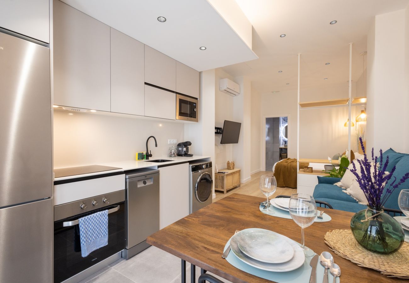 Estúdio em Valencia ciudad - Turia Park Loft I |  4 Viajeros | AC and WiFi | Near ZOO