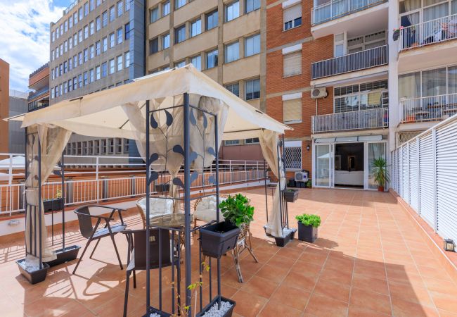 Apartamento em Barcelona - Apartamento com terraço privado, 3 quartos, Eixample Apartamento em Barcelona - Apartamento com terraço privado, 3 quartos, Eixample