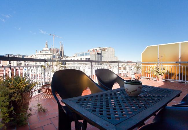  in Barcelona - ATIC SAGRADA FAMILIA, with big private terrace and landmark views